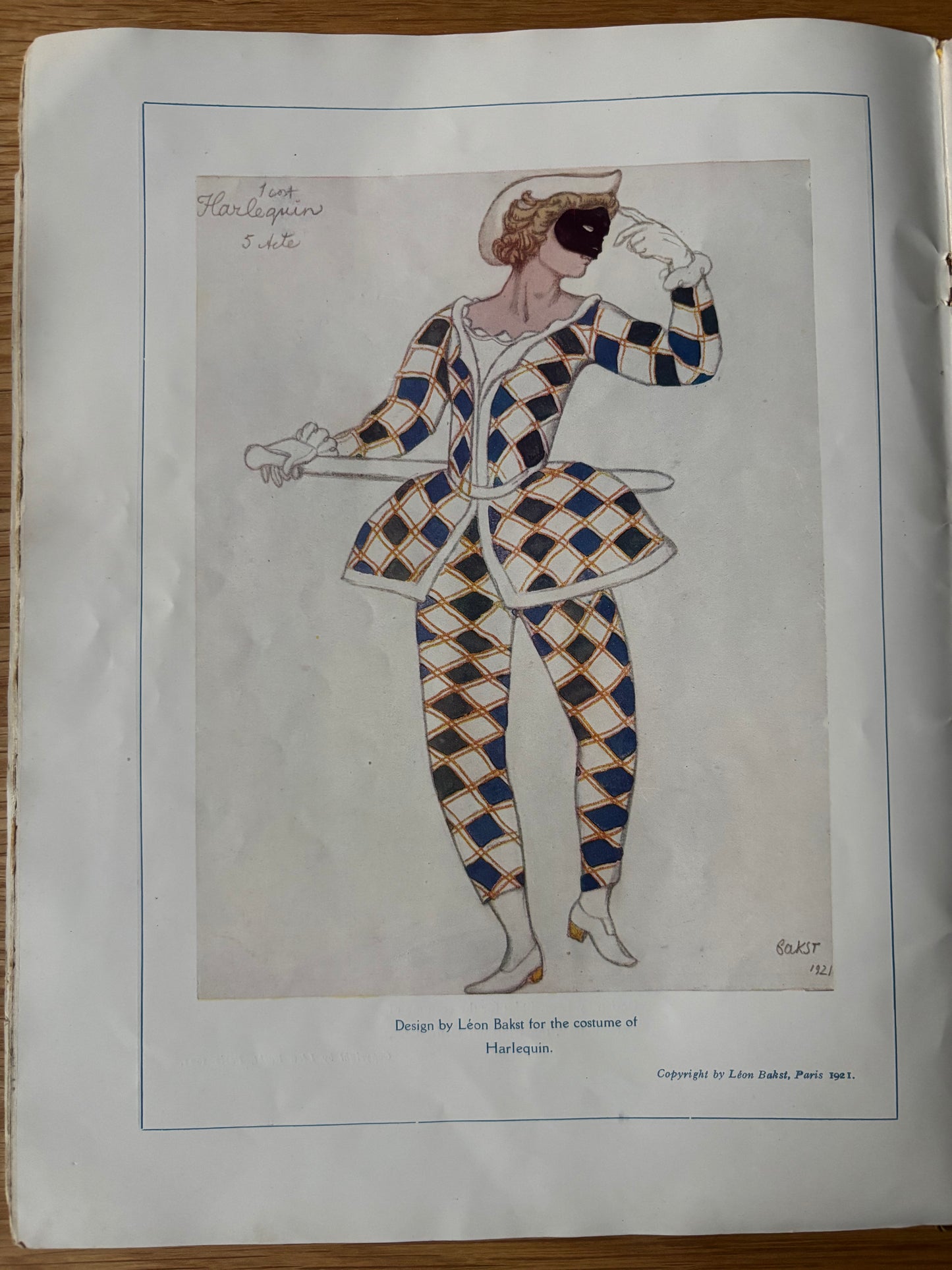 1920's LEON BAKST SLEEPING BEAUTY Ballet Programme 1921 ALHAMBRA THEATRE BEAUTY London