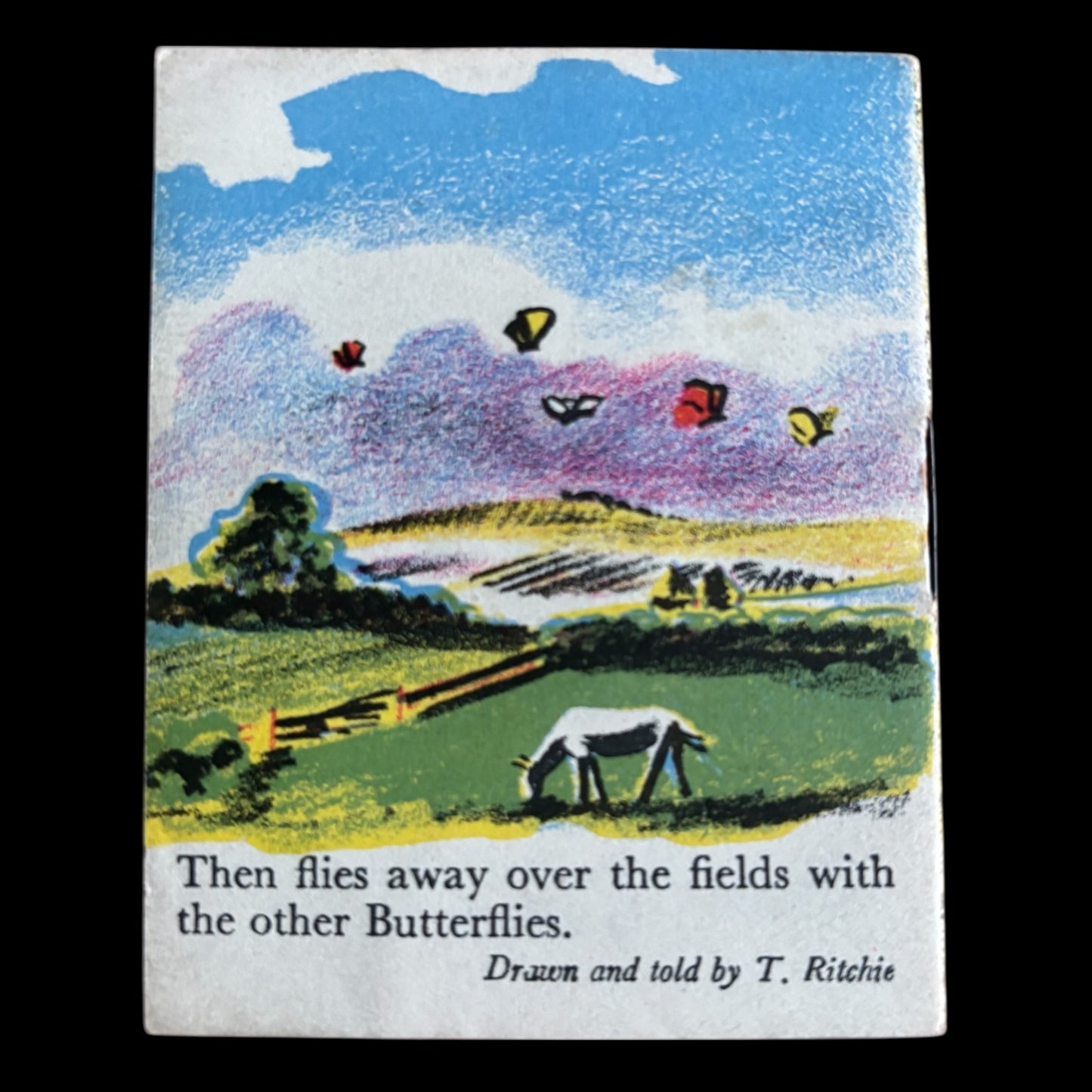 Midget Book THE BUTTERFLY Chatto & Windus 1930's TREKKIE RITCHIE Miniature