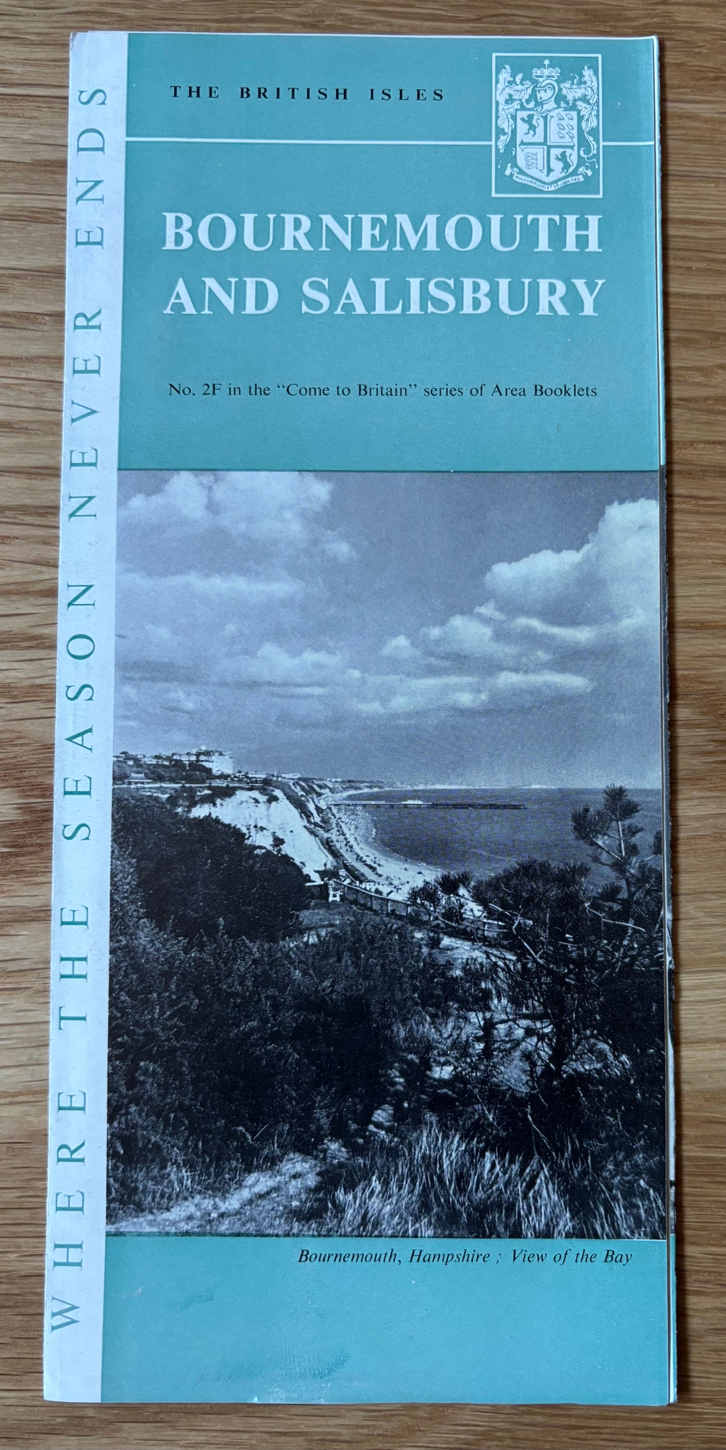 1950's BOURNEMOUTH Come To Britain Leaflet No 2F SALISBURY