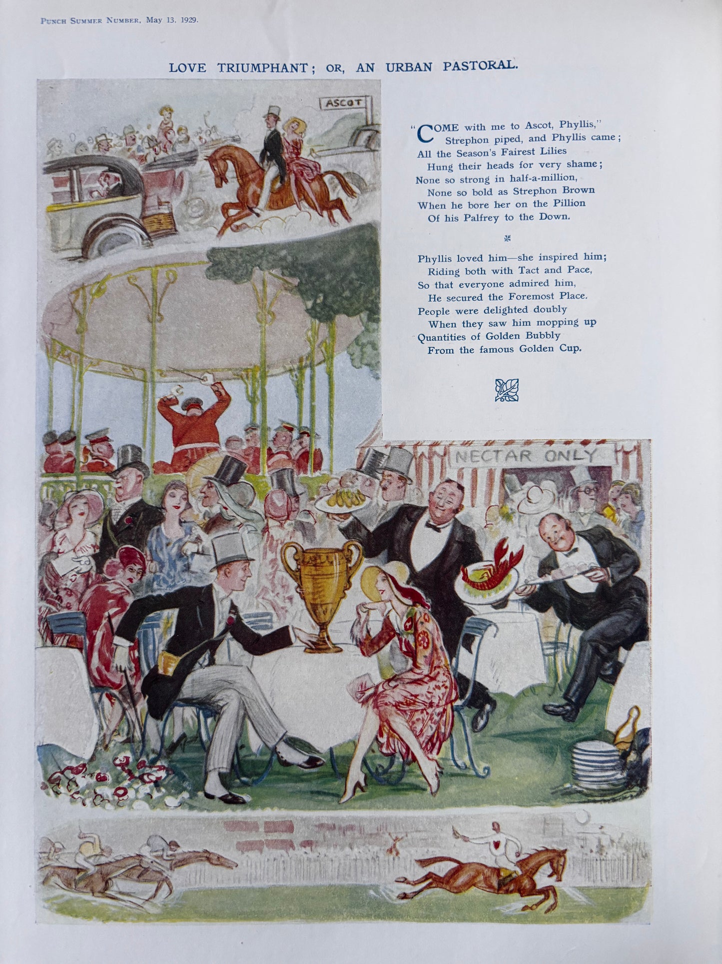 1920’s E H Shepard PUNCH MAGAZINE Summer Number May 1929 Adverts Fougasse