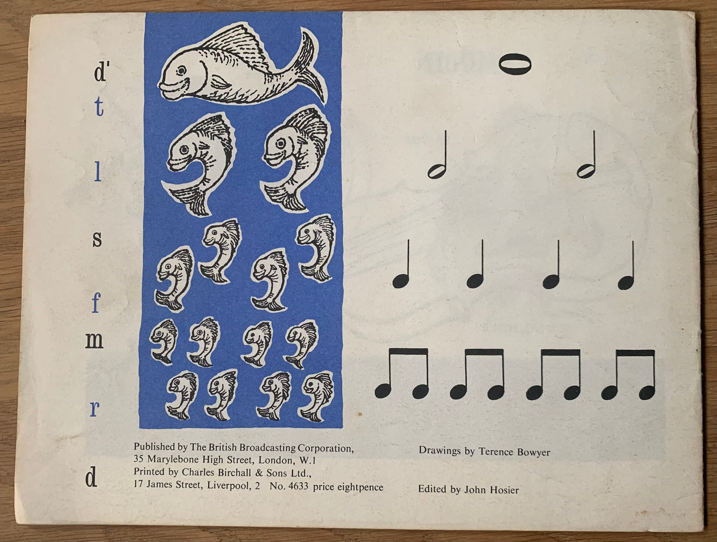 Terence Bowyer TIME and TUNE 1962 BBC BROADCASTS TO SCHOOLS Music Book - transpontinebooks