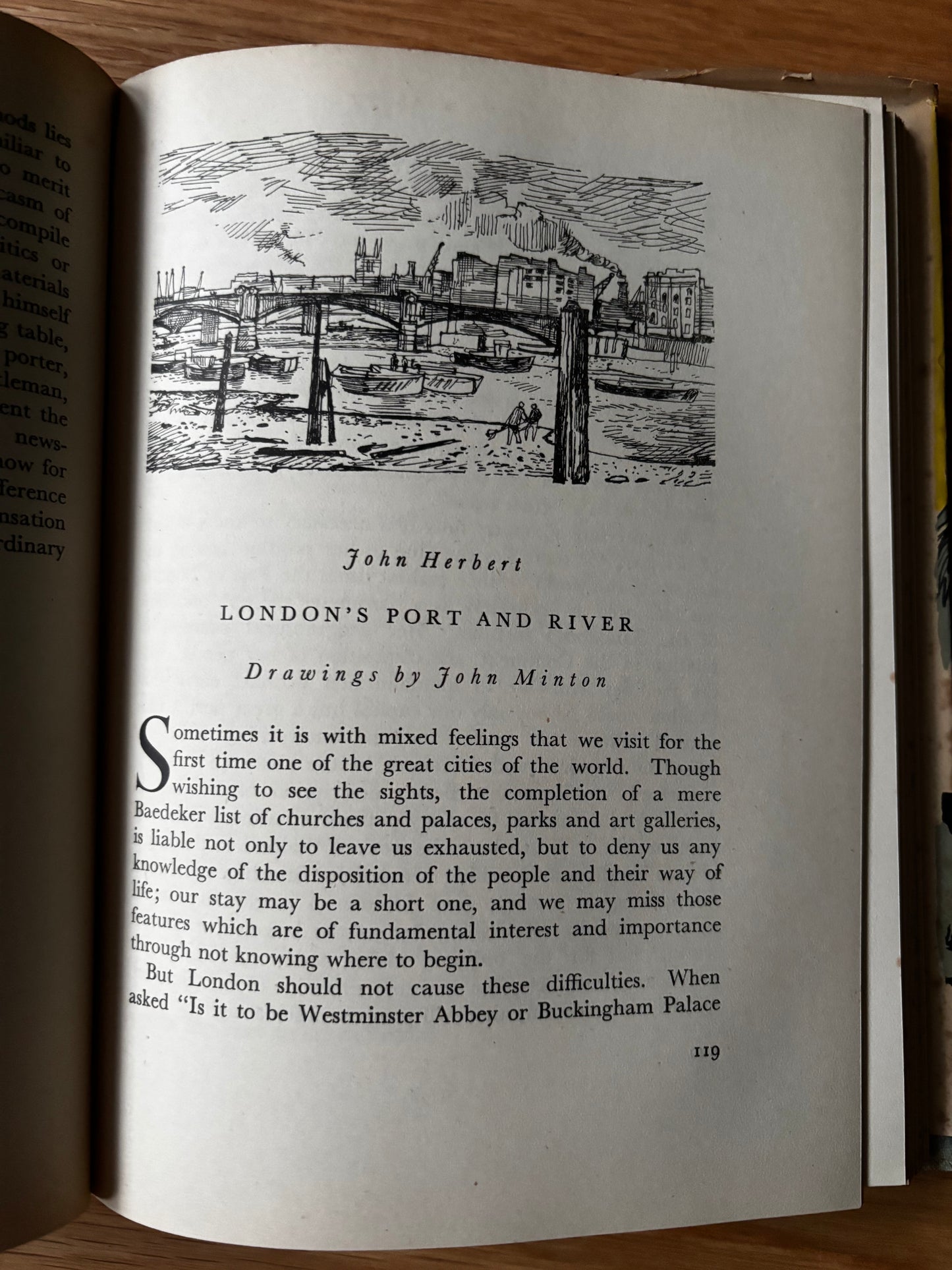 Barbara Jones FLOWER OF CITIES 1st Ed 1949 DJ Edward Bawden John Minton BOOK OF LONDON