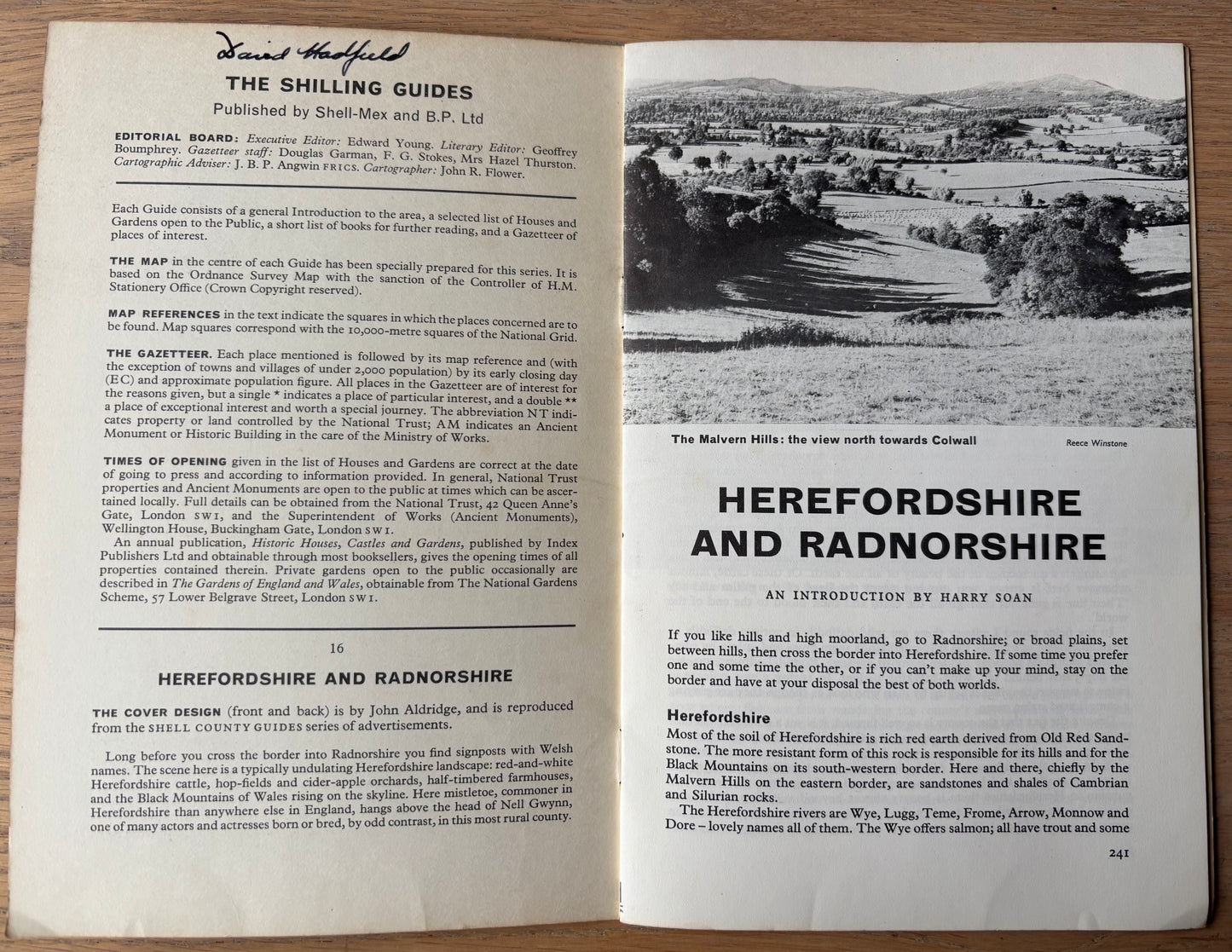 John Aldridge HEREFORDSHIRE SHELL SHILLING GUIDE 1963 Illustrated Gt Bardfield