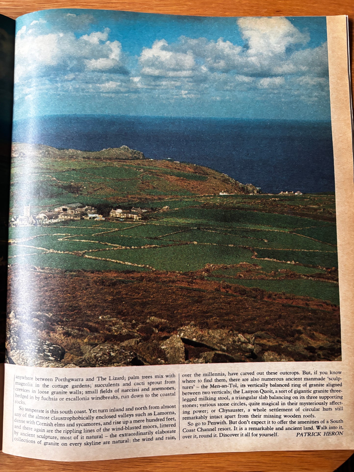 Julia Butler THE OBSERVER MAGAZINE July 1979 CORNWALL TRAVEL