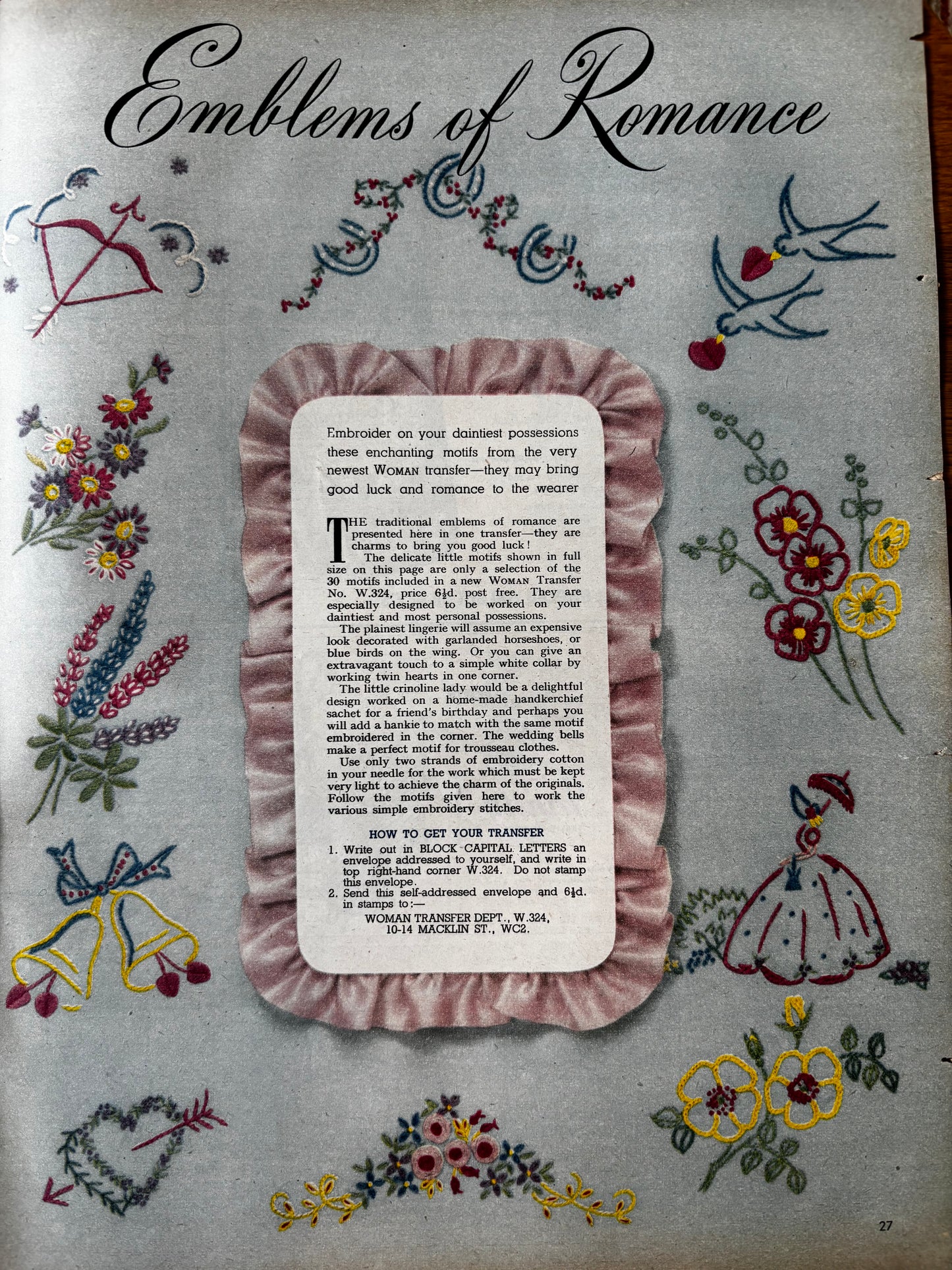 Mary Fedden WOMAN MAGAZINE April 6 1950 1950’s style VINTAGE ART Bruce Angrave