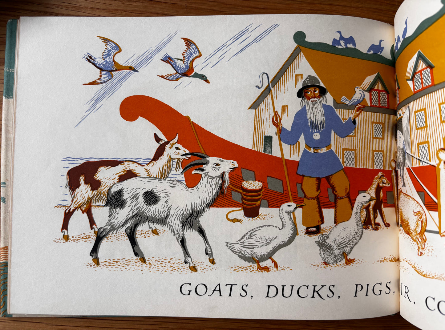 Clifford Webb THE STORY OF NOAH 1940’s 1st Ed Thus DJ F J Ward ILLUSTRATED
