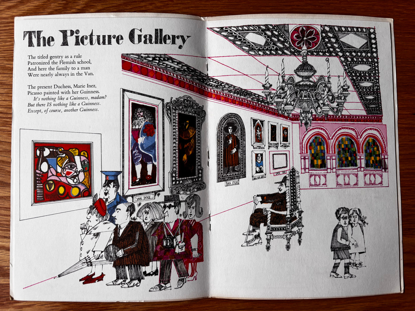 John Vernon Lord A VISIT TO BEDSYDE MANOR GUINNESS 1965 ILLUS BOOKLET