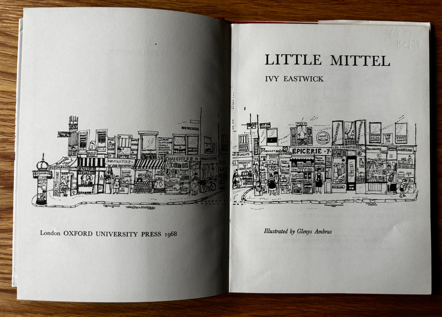 Glenys Ambrus LITTLE MITTEL 1968 1st Ed DJ Ivy Eastwick OXFORD UNIVERSITY PRESS