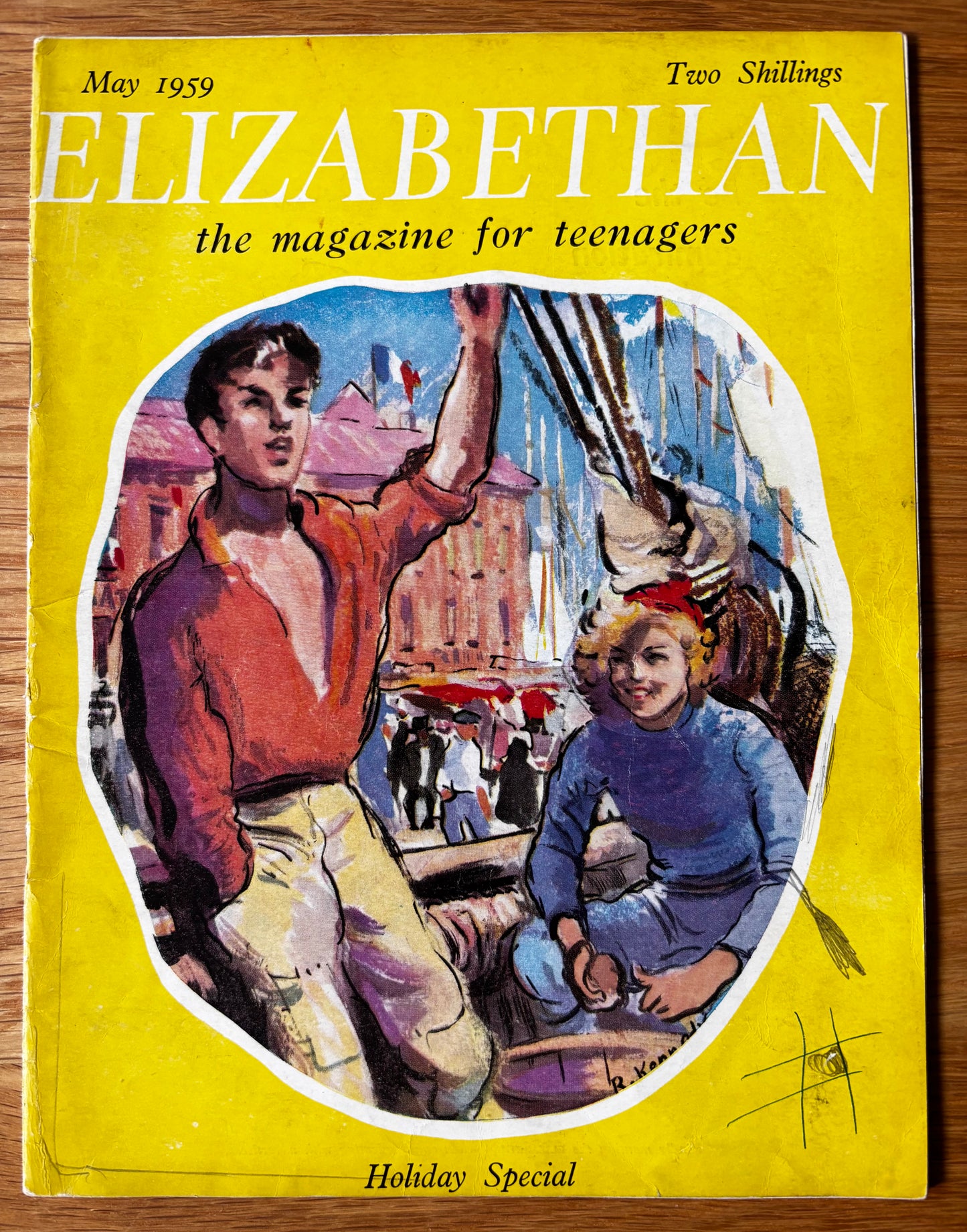 Richard Kennedy ELIZABETHAN MAGAZINE May 1959 Bill Burnard Susan Einzig