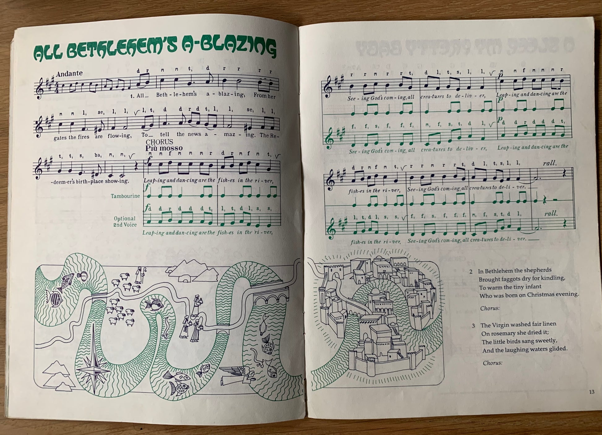 Ron McTrusty SINGING TOGETHER BBC 1973 Radio For Schools BOOKLET ART SONG BOOK - transpontinebooks