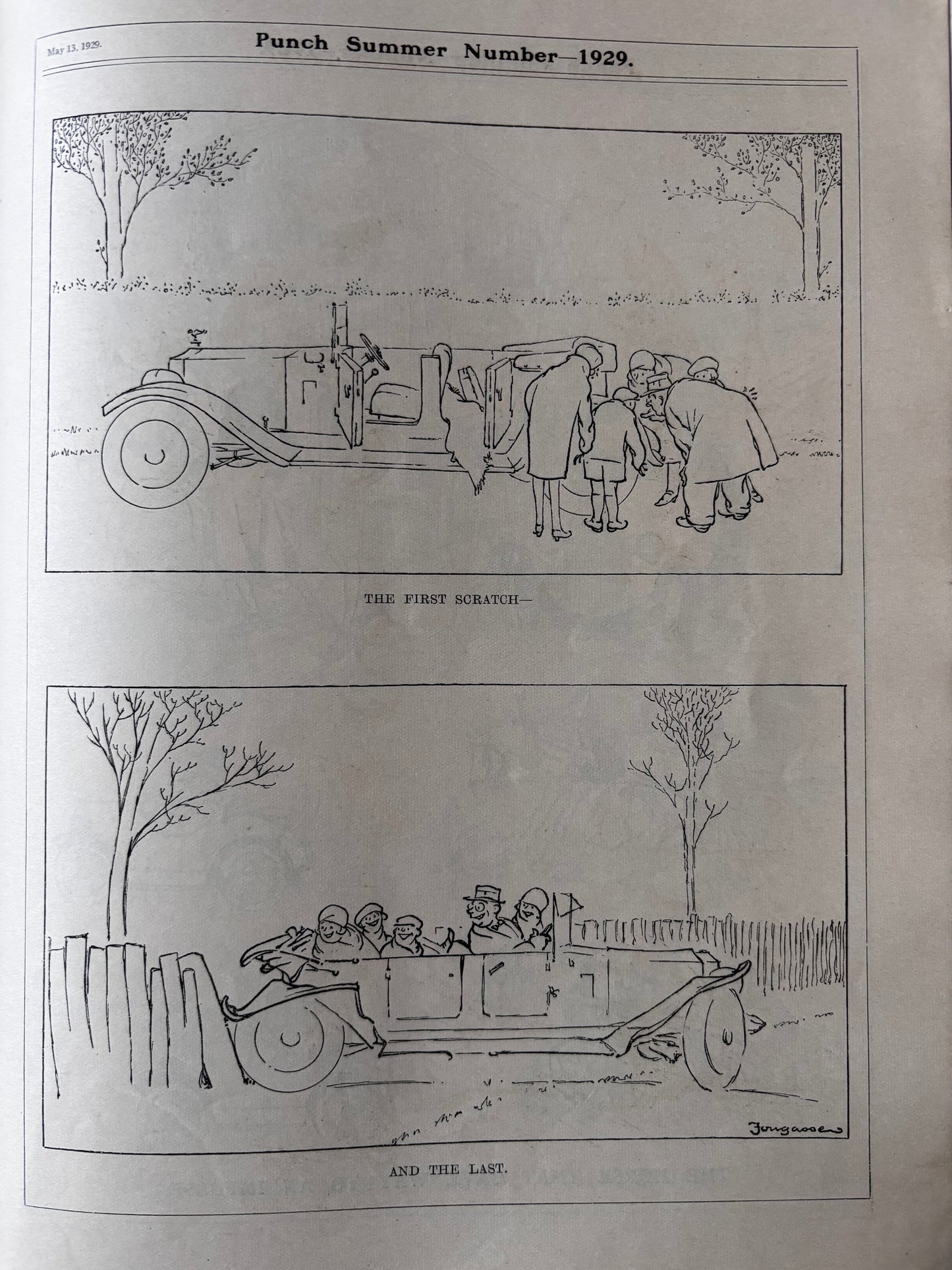 1920’s E H Shepard PUNCH MAGAZINE Summer Number May 1929 Adverts Fougasse
