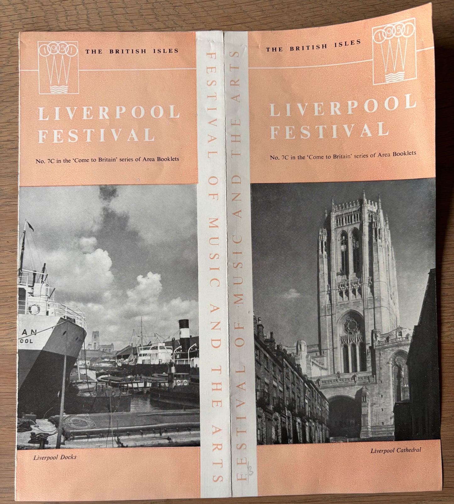 1951 LIVERPOOL FESTIVAL OF THE ARTS Come To Britain Leaflet No 7C