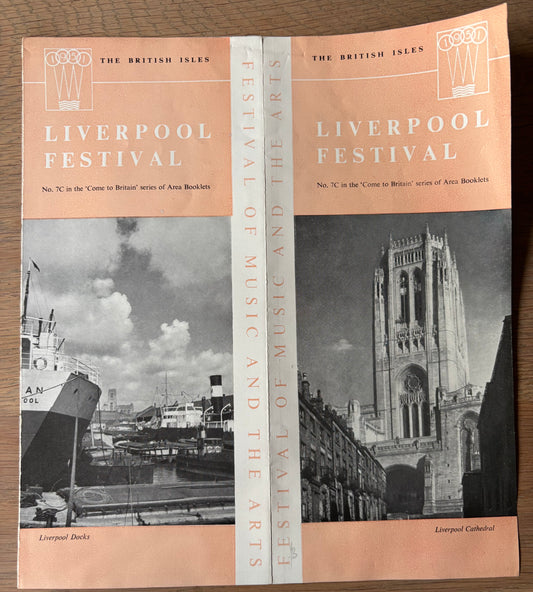 1951 LIVERPOOL FESTIVAL OF THE ARTS Come To Britain Leaflet No 7C