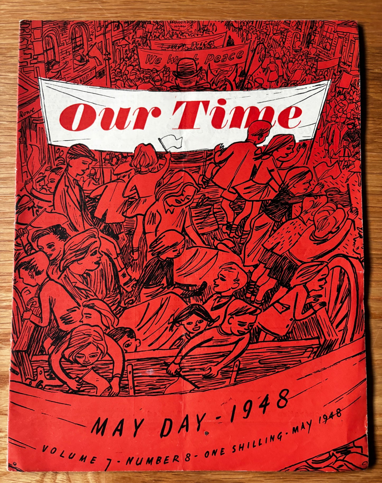 Clifford Rowe OUR TIME Magazine May 1948 Sylvia Townsend Warner Day