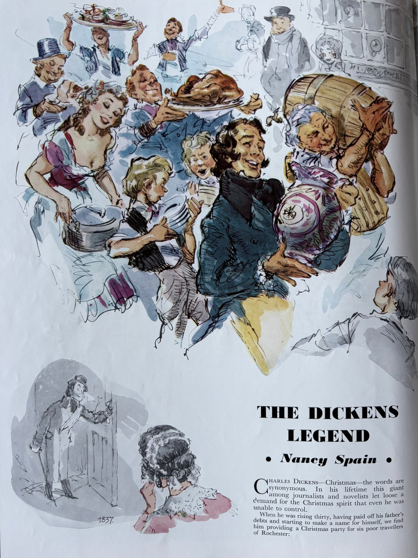 THE TATLER CHRISTMAS NUMBER November 16 1954 MAGAZINE Fred Banbury