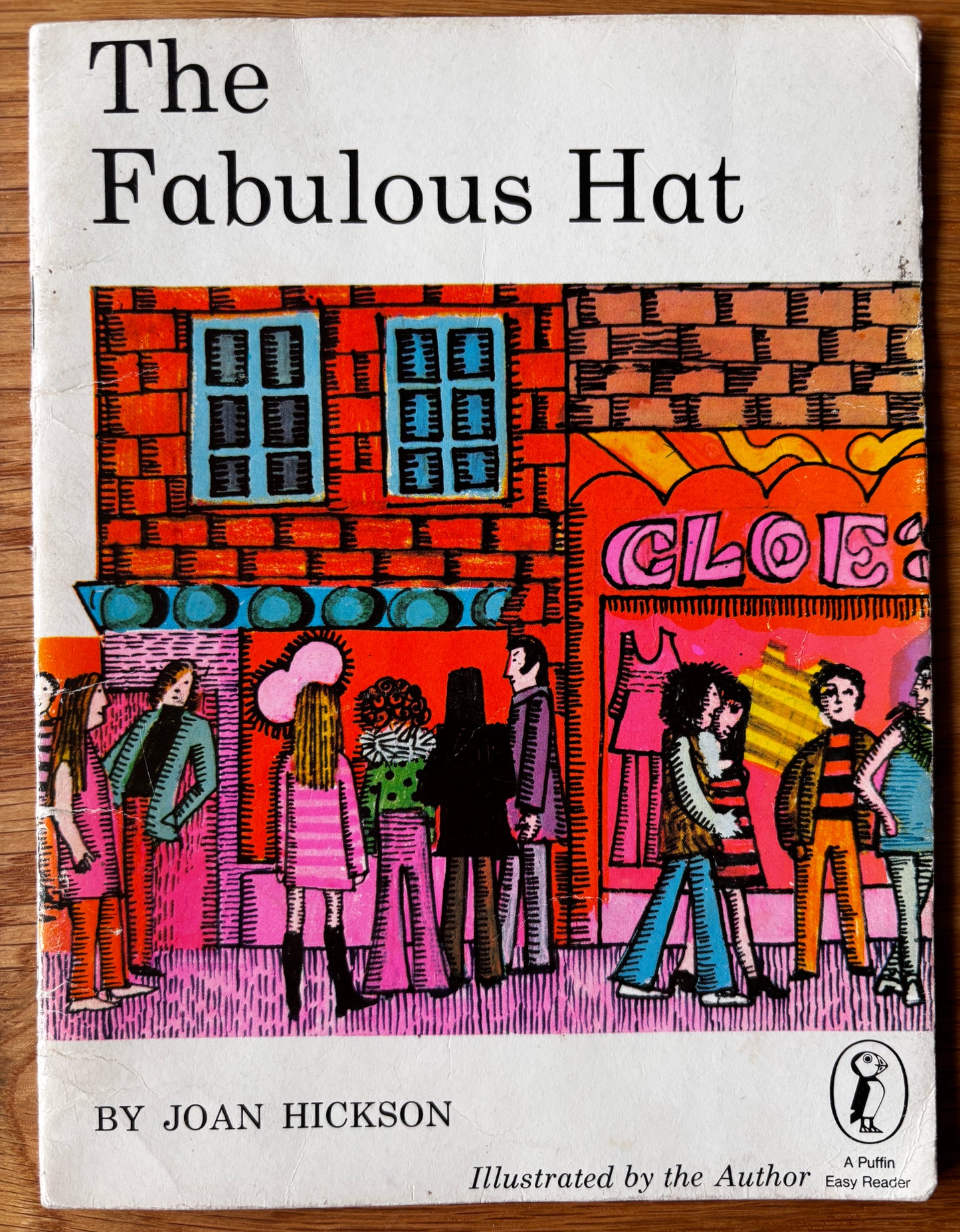 1970’s Joan Hickson THE FABULOUS HAT 1978 Puffin Easy Reader Book