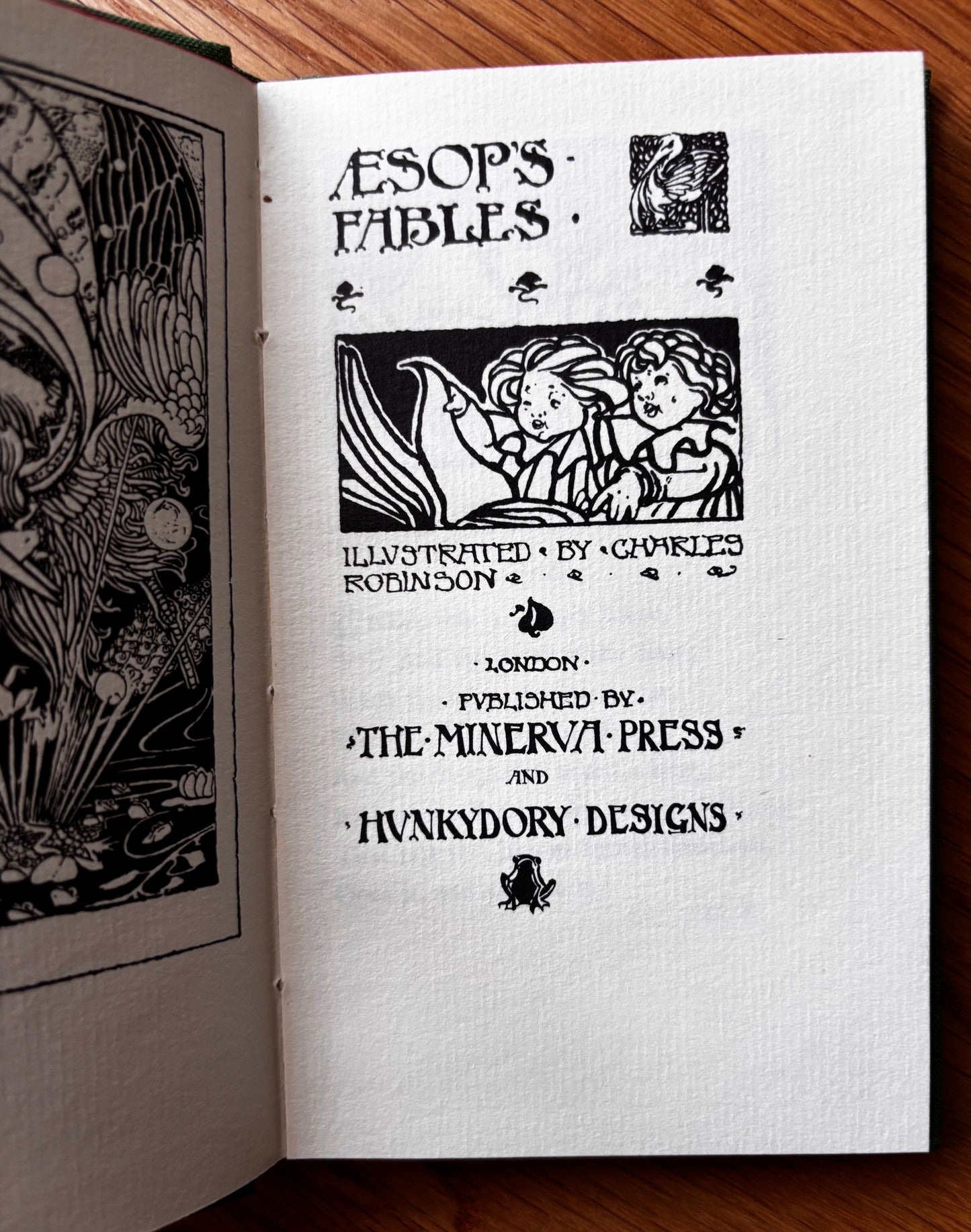 Charles Robinson AESOP’S FABLES Hunky Dory Designs & Original 70’s ZINC PLATES