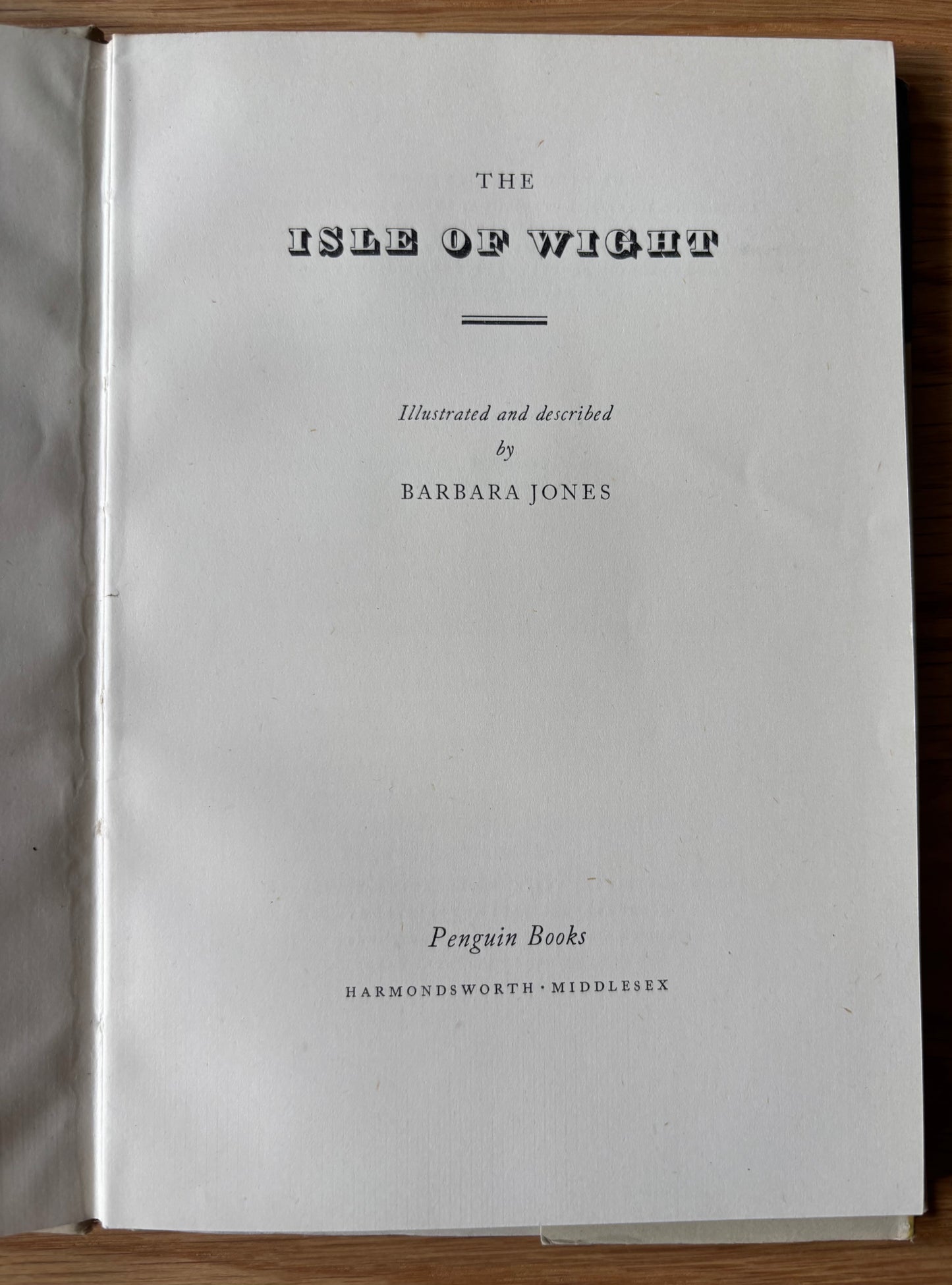 Barbara Jones THE ISLE OF WIGHT 1950 1st King Penguin DJ VGC ILLUSTRATED
