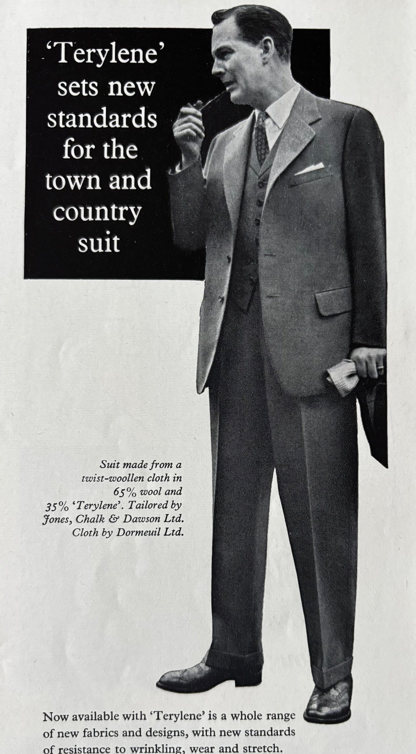 1950’s MAN ABOUT TOWN Magazine Winter 1958 Men’s Style Tailoring VINTAGE