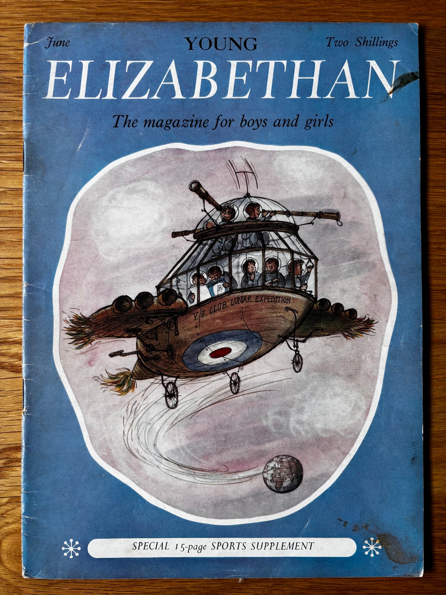 YOUNG ELIZABETHAN Magazine June 1955 Ronald Searle Susan Einzig Ronald Searle