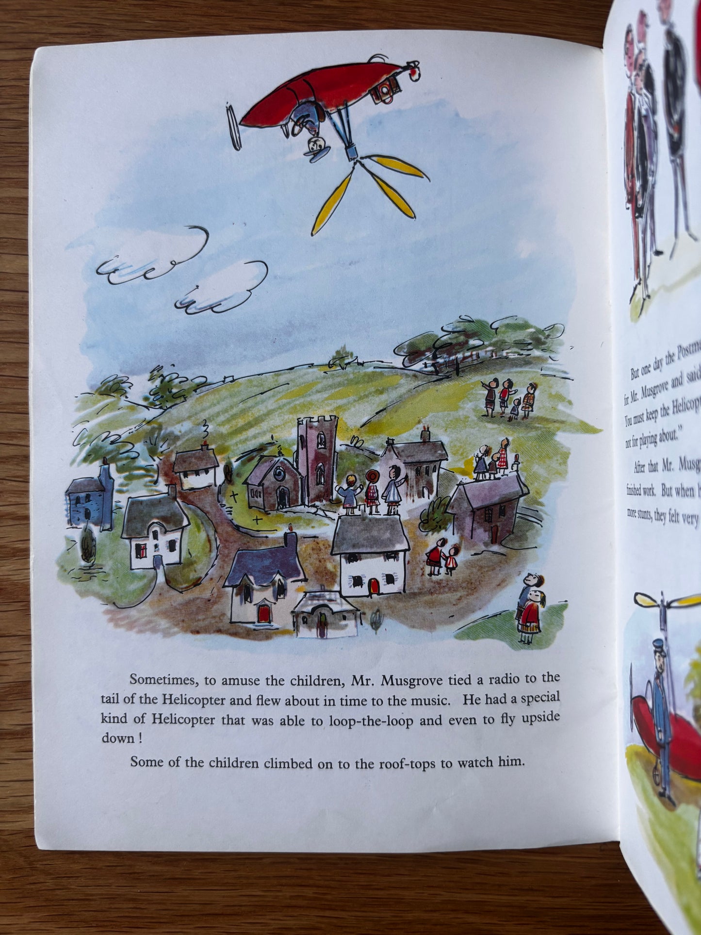 Violet H Drummond THE FLYING POSTMAN 1973 PB Pan Books ILLUS V H COW TALE