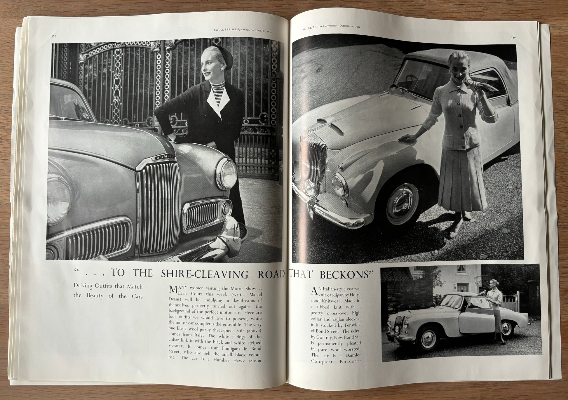 THE TATLER October 20 1954 Autumn Motor Show Number MAGAZINE - transpontinebooks