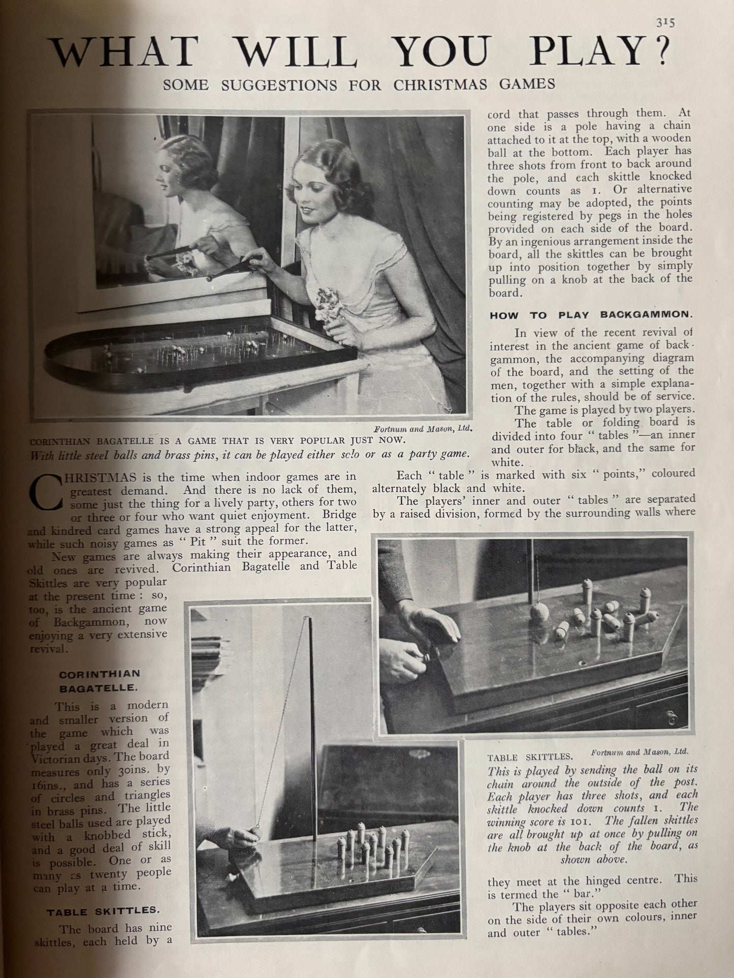 1930’s HOMES AND GARDENS Magazine December 1931 Illustrated ADVERTS