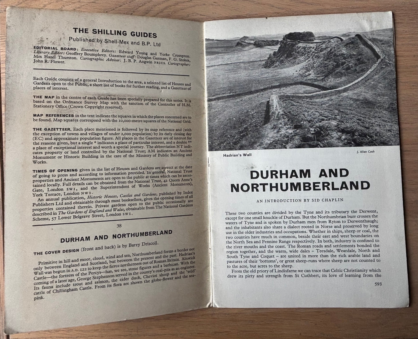 Barry Driscoll DURHAM & NORTHUMBERLAND SHELL SHILLING GUIDE 1964 Illustrated
