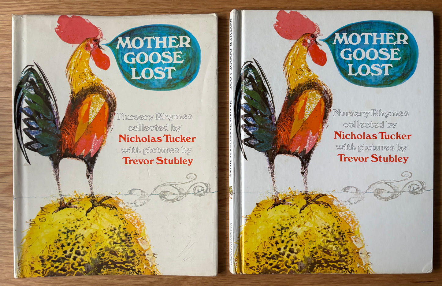 Trevor Stubley MOTHER GOOSE LOST 1st DJ HB 1971 Nicholas Tucker Nursery Rhymes Hamish Hamilton
