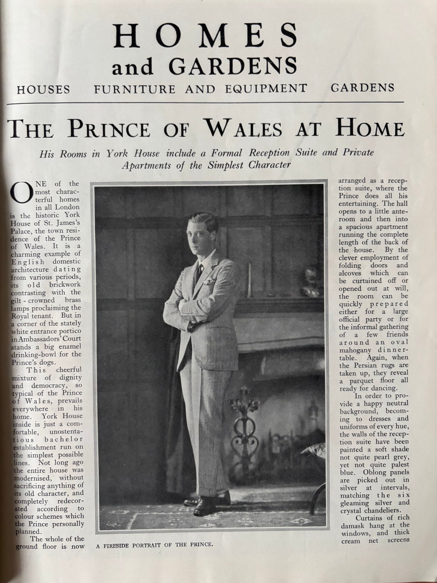 1930’s HOMES AND GARDENS Magazine December 1931 Illustrated ADVERTS