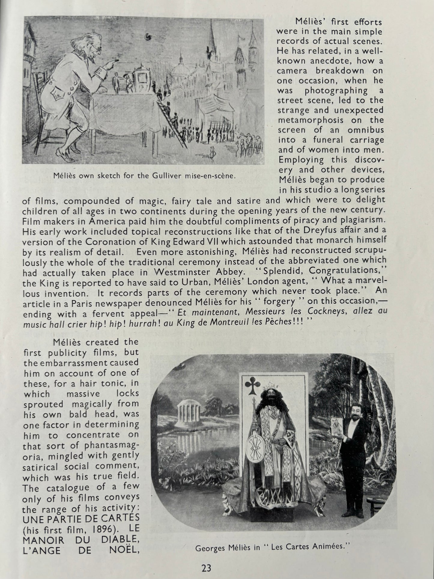 Irene Coultous THEATRE Magazine 1946 TOY THEATRE POLLOCK'S Bradford Civic Playhouse