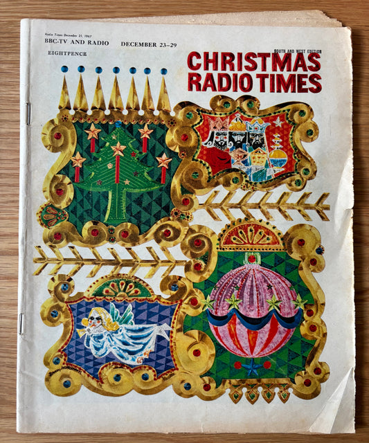 Barry Wilkinson CHRISTMAS RADIO TIMES BBC December 1967 Magazine