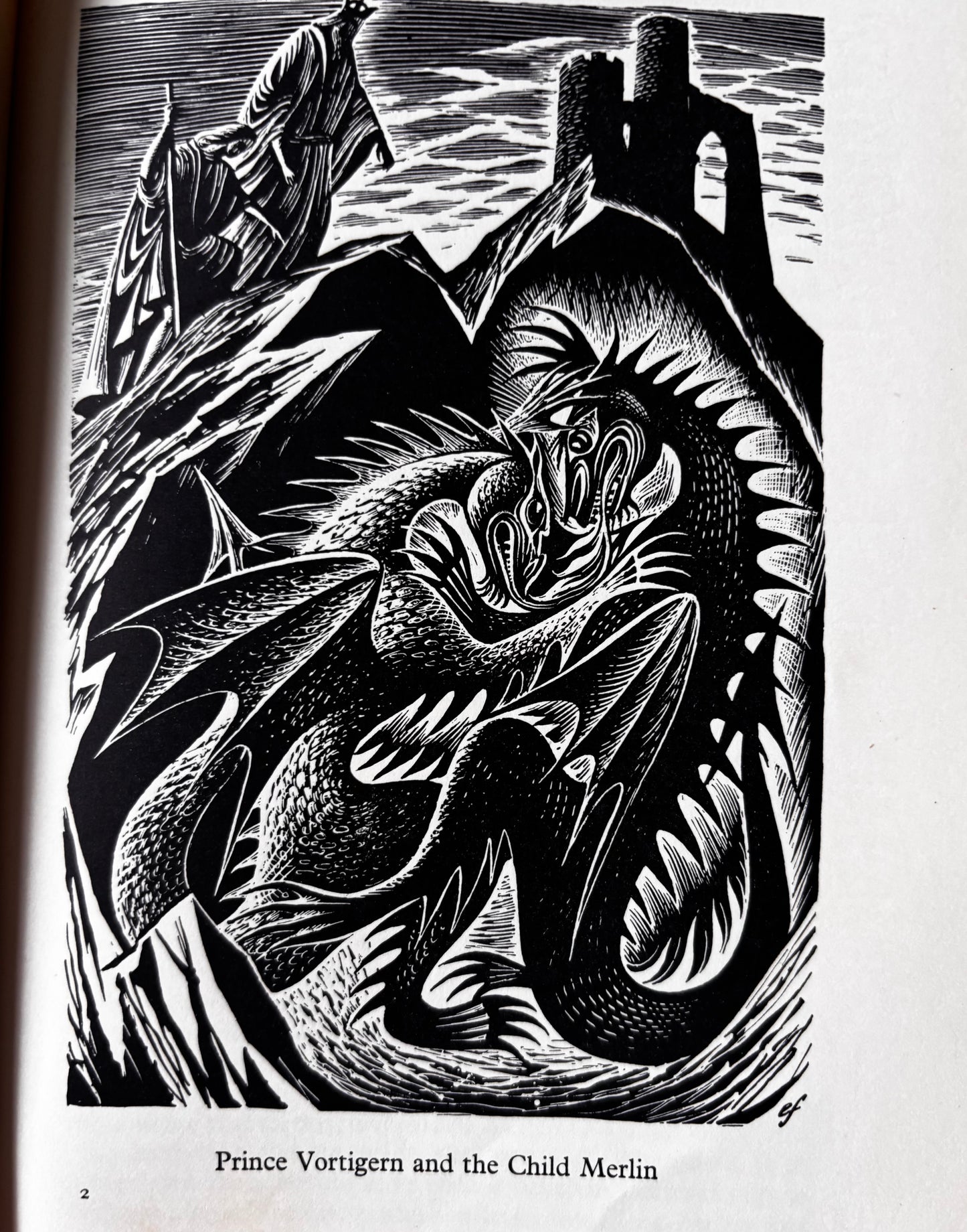 Eric Fraser ENGLISH LEGENDS 1952 Batsford Henry Bett ILLUS Myths Demons
