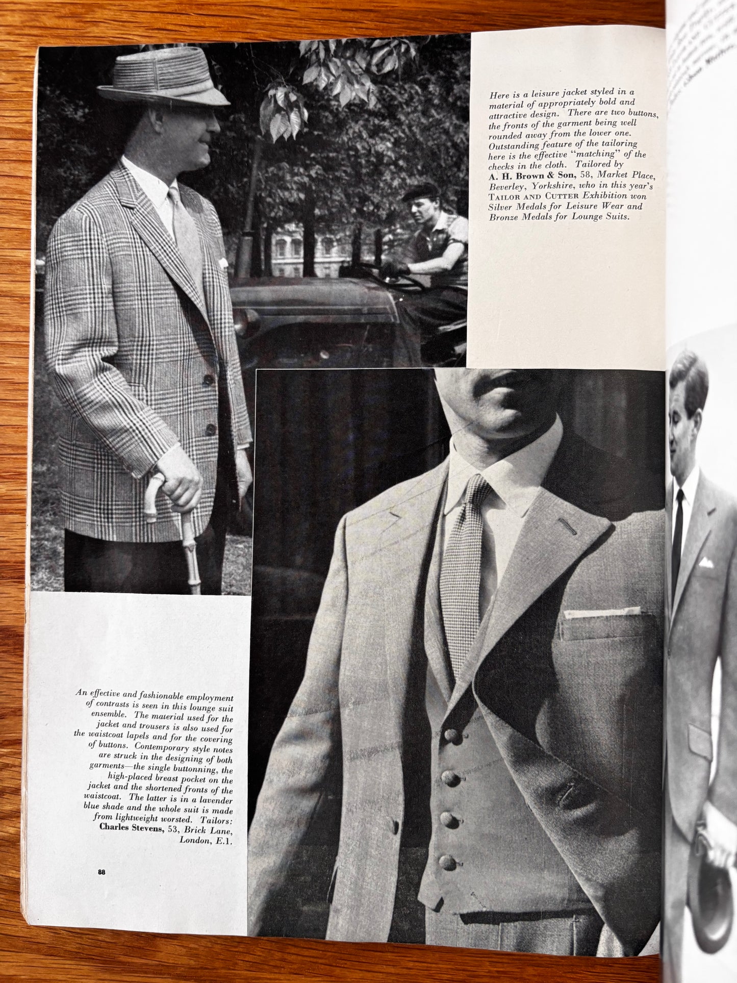 1950’s MAN ABOUT TOWN Magazine Summer 1959 Men’s Style Tailoring VINTAGE