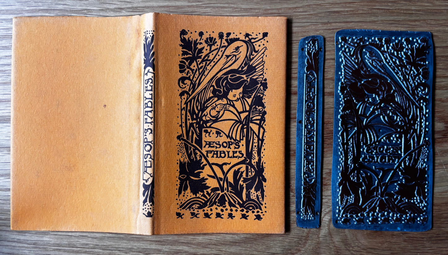 Charles Robinson AESOP’S FABLES Hunky Dory Designs & Original 70’s ZINC PLATES