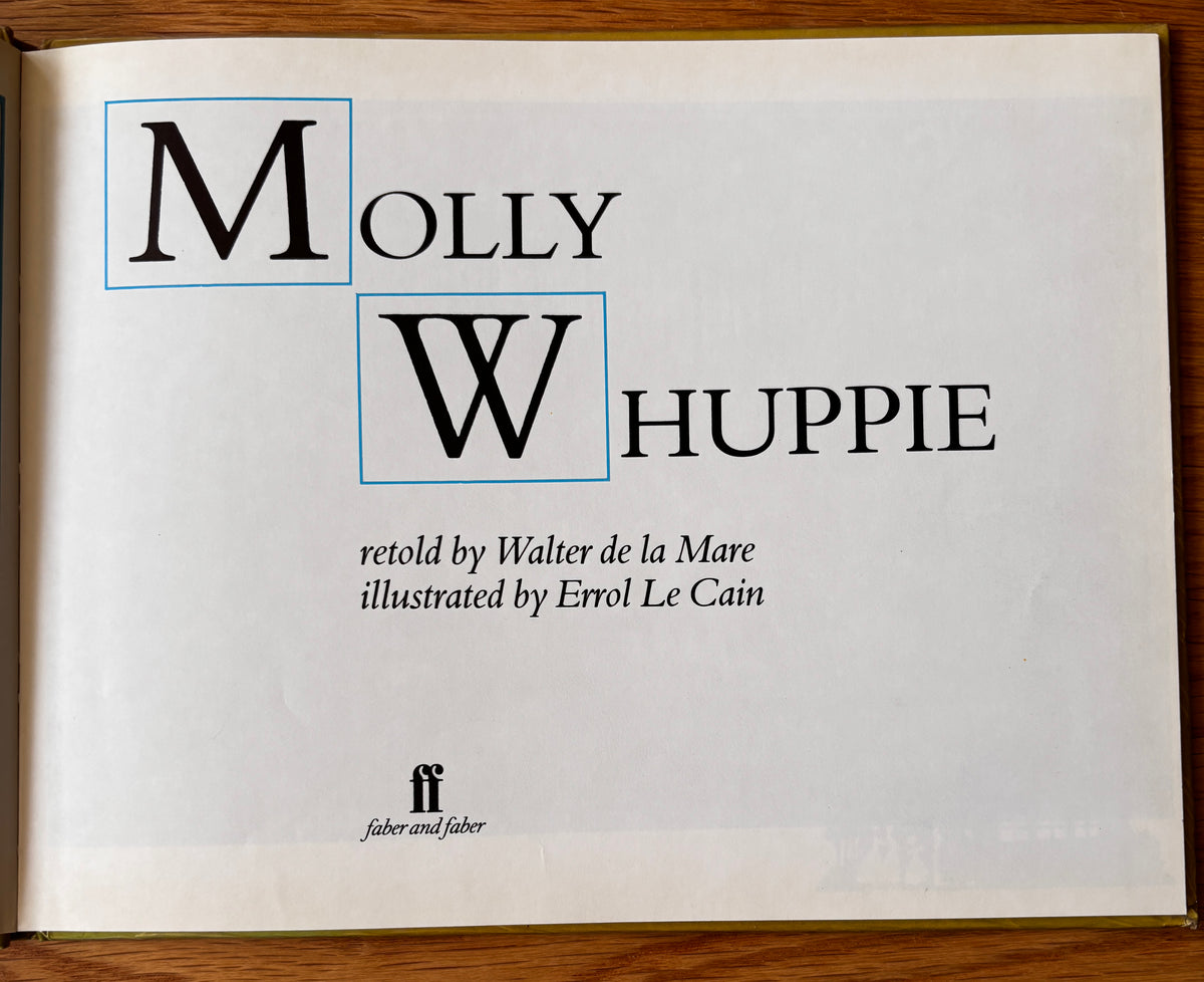 Errol Le Cain MOLLY WHUPPIE Walter de la Mere 1983 1st Ed Illustrated Faber