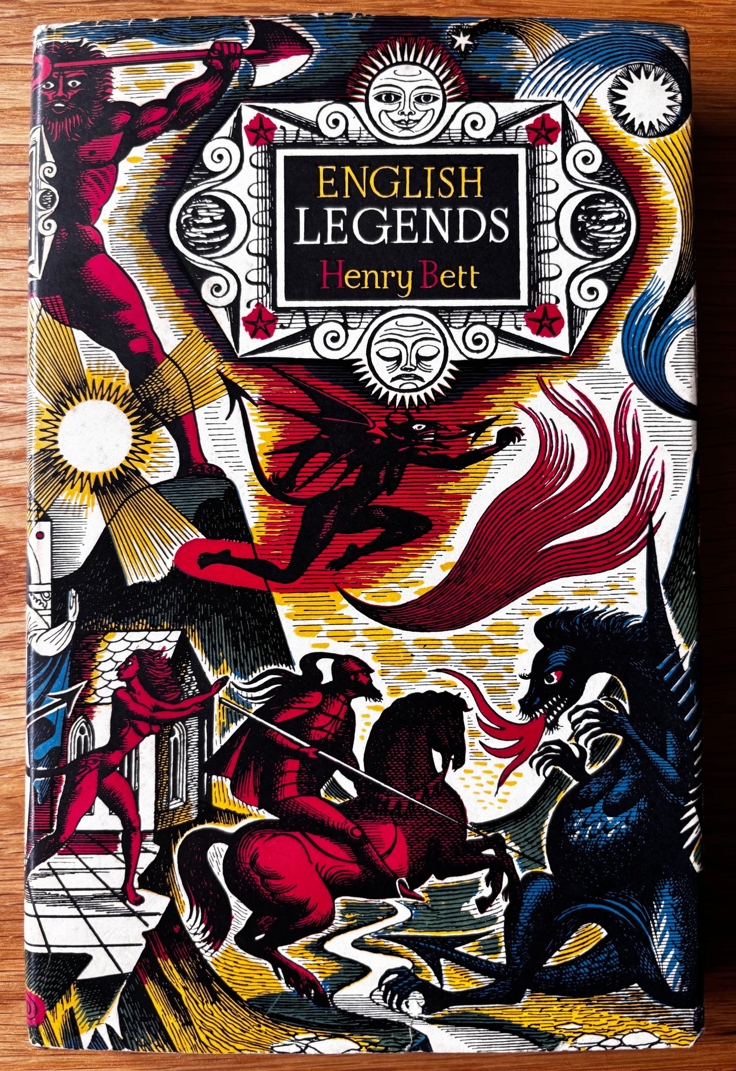 Eric Fraser ENGLISH LEGENDS 1952 Batsford Henry Bett ILLUS Myths Demons