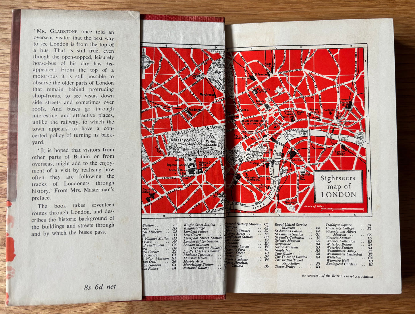 Dorrit Deck LONDON FROM THE BUS TOP 1st DJ 1951 Lucy Masterman BUSES ROUTES