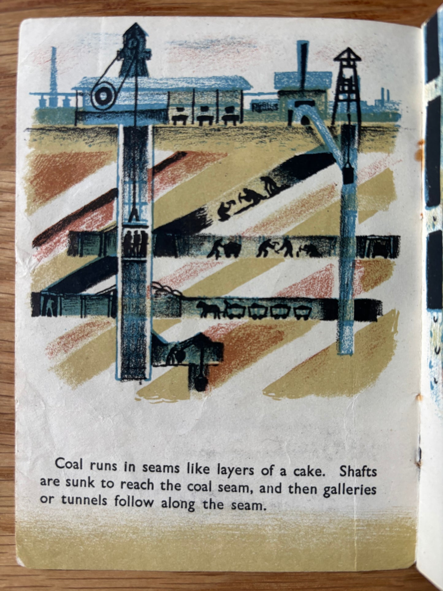 Clifford Rowe THE STORY OF COAL Bantam Picture Book No 34 TRANSATLANTIC ARTS 1940’s
