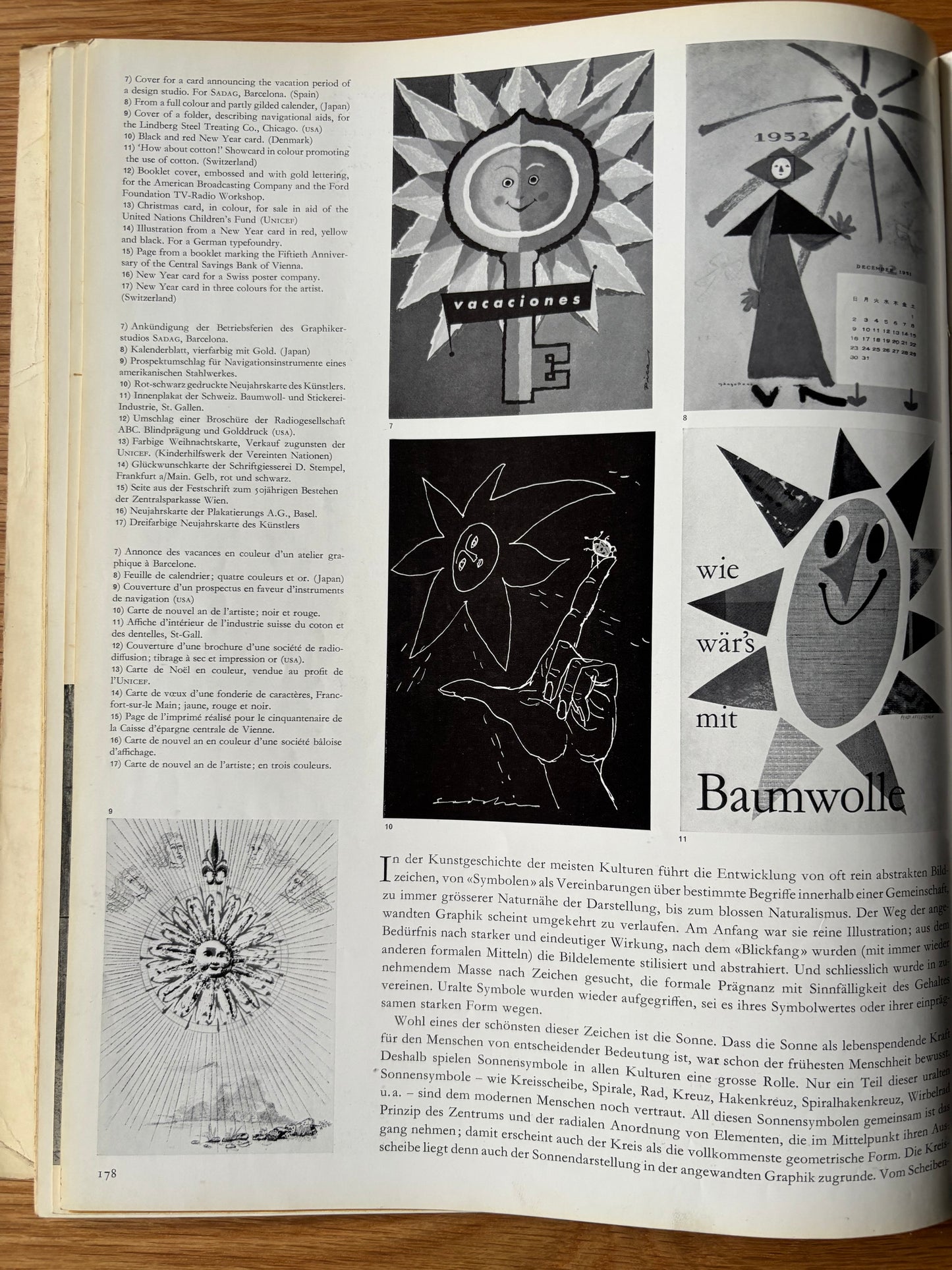 Antonio Frasconi GRAPHIS No 100 1962 MAGAZINE SUN Robert Sullivan