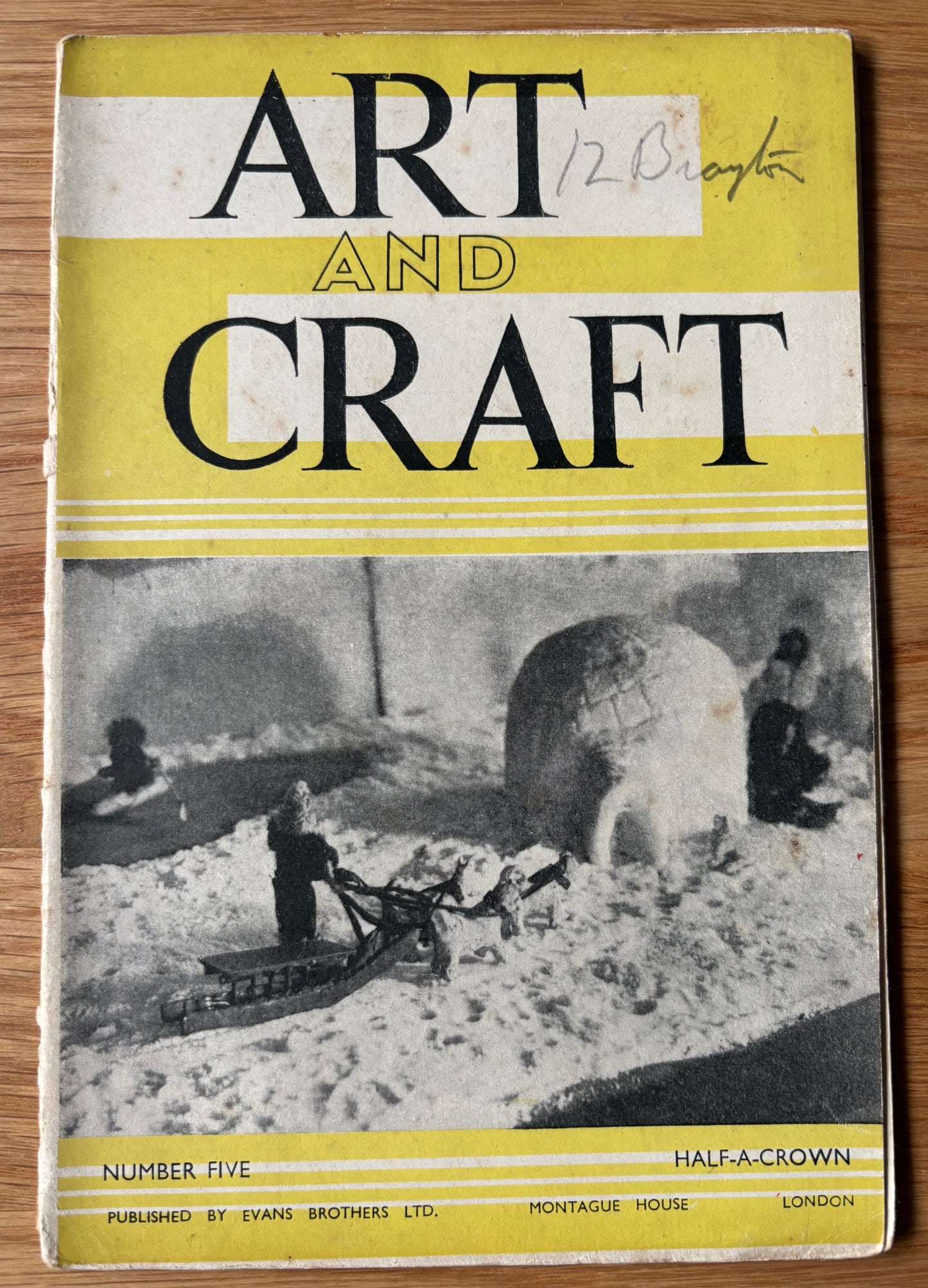 1949 ART AND CRAFT MAGAZINE No 5 CHILD EDUCATION Activities Cut Paper