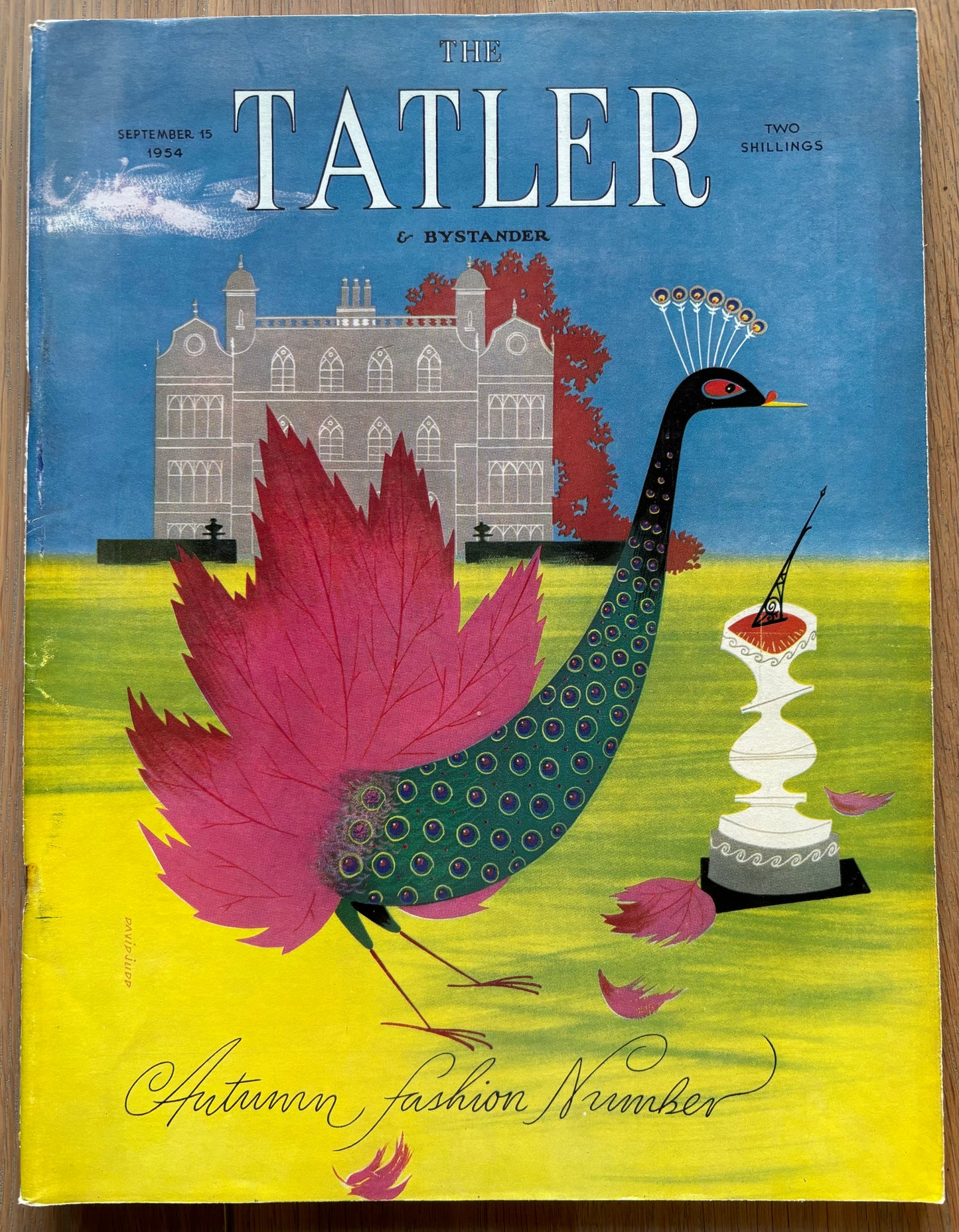 David Judd THE TATLER September 15, 1954 Autumn Fashion Number MAGAZINE - transpontinebooks