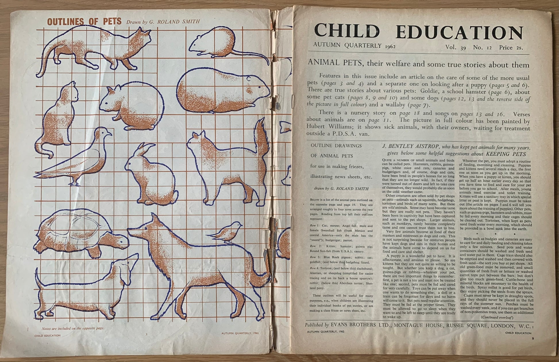 CHILD EDUCATION QUARTERLY Autumn 1962 G Roland Smith - transpontinebooks