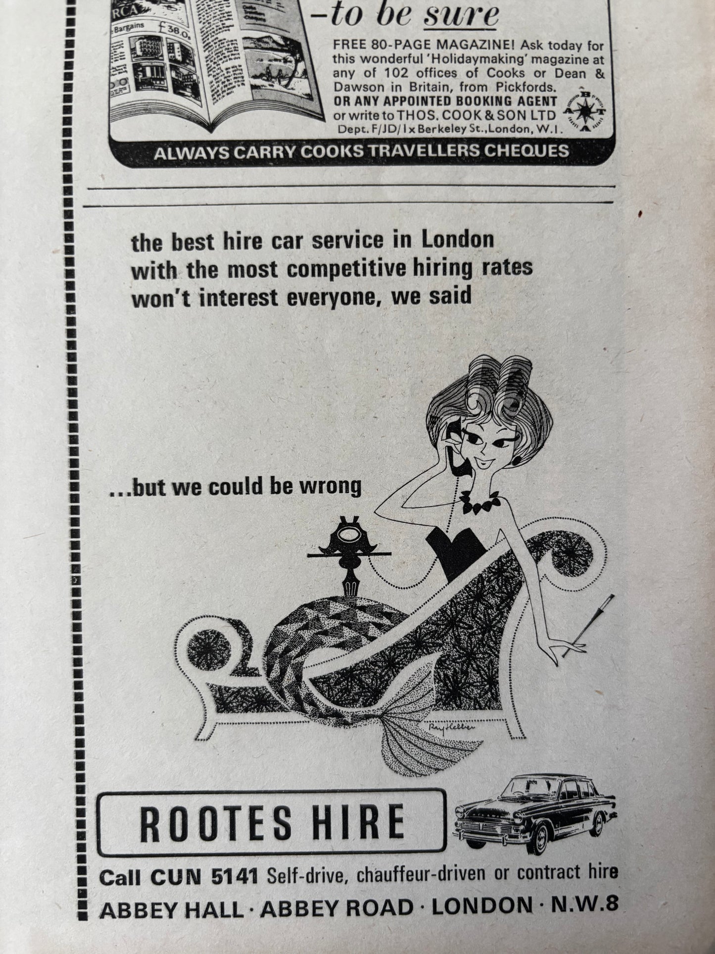 PUNCH MAGAZINE January 5 1966 HOURGLASS SAND CLOCK