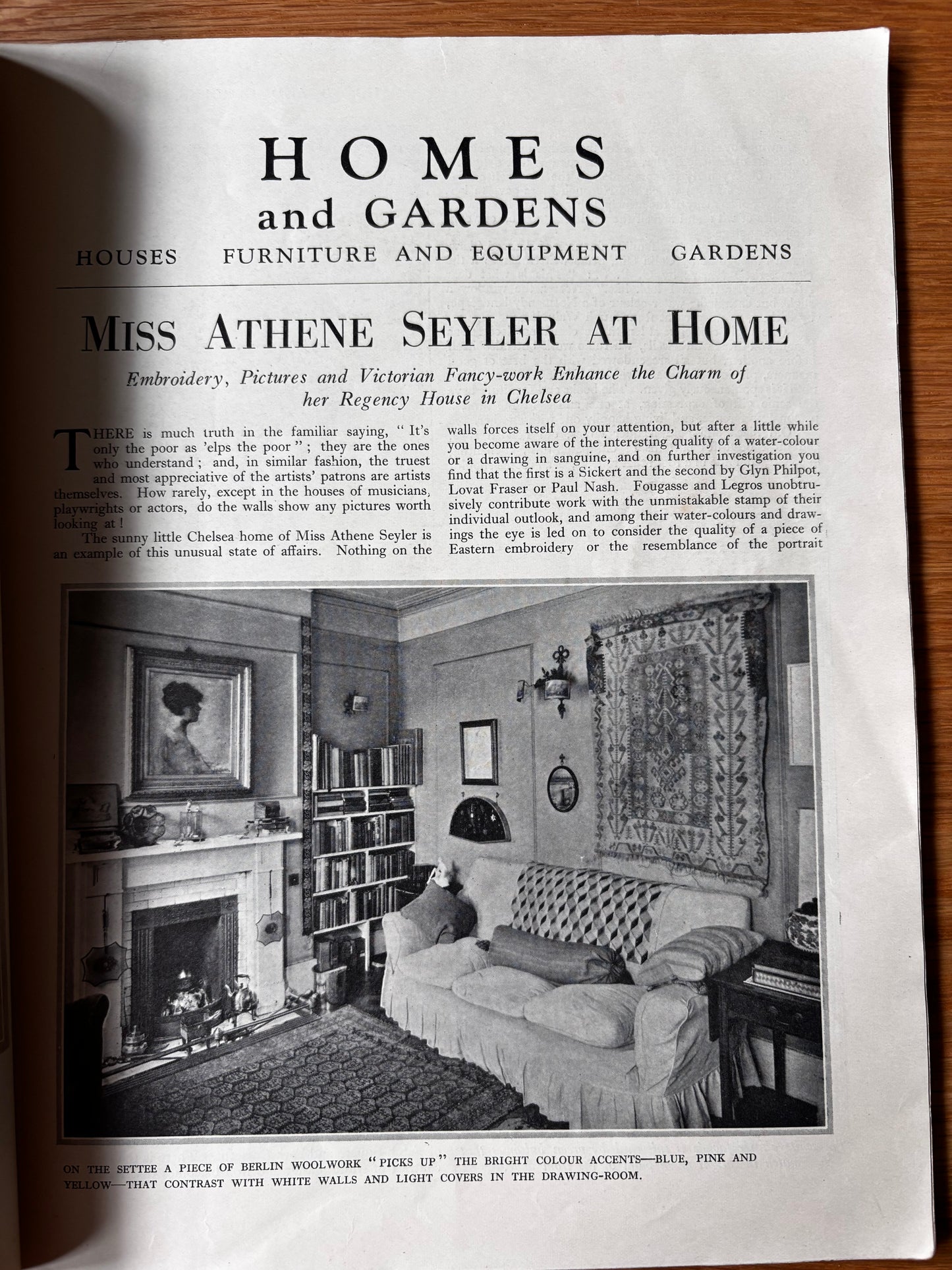 1930’s HOMES AND GARDENS Magazine January 1934 Illustrated ADVERTS