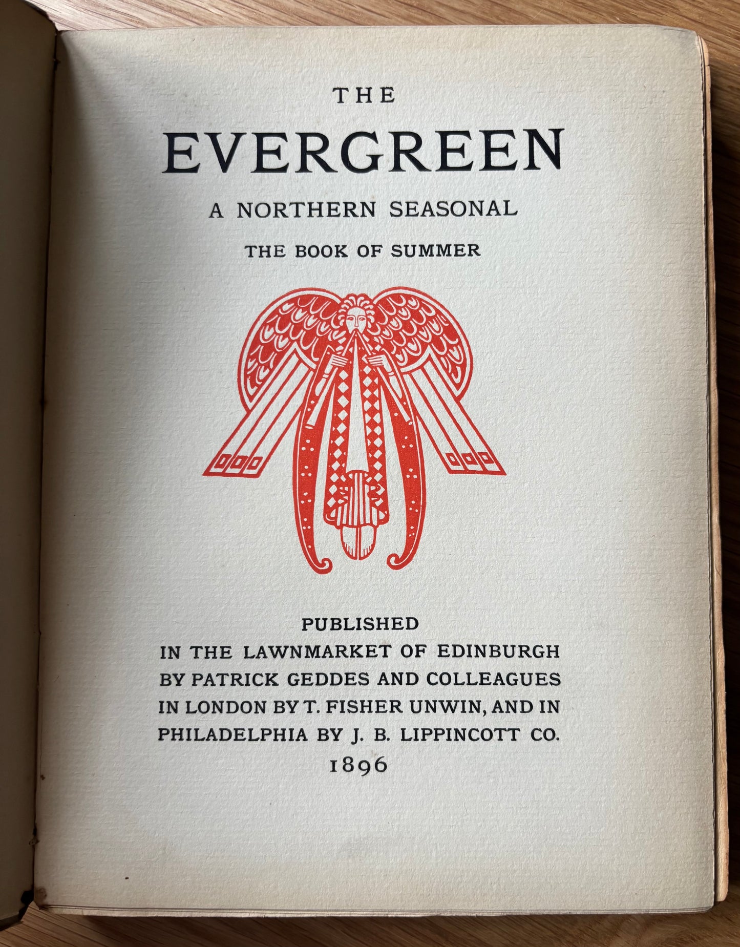SCOTTISH ARTS & CRAFTS John Duncan CELTIC REVIVAL Evergreen PATRICK GEDDES 1896