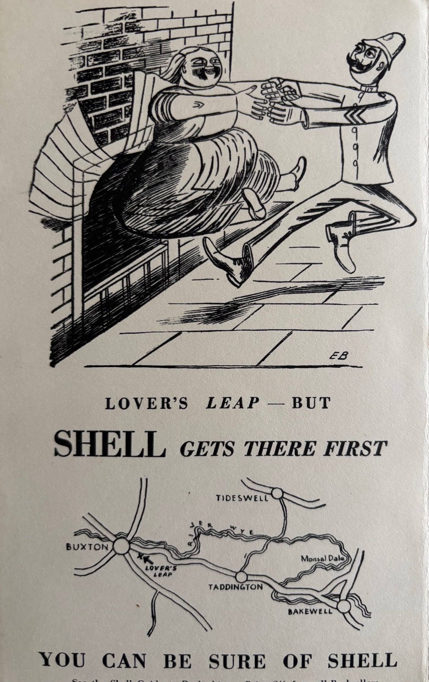 1930’s Edward Bawden 24 RECENT SHELL ADVERTISEMENTS Booklet Cartoons ILLUSTRATED