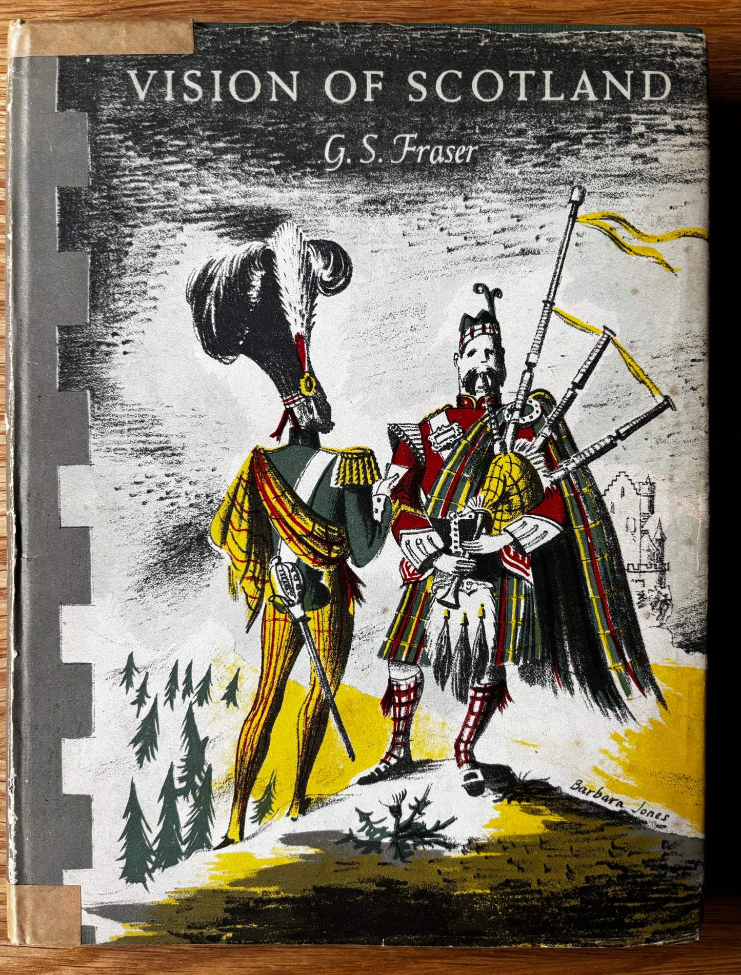 Barbara Jones VISION OF SCOTLAND 1st Ed DJ 1948 G S Fraser ILLUSTRATED Paul Elek