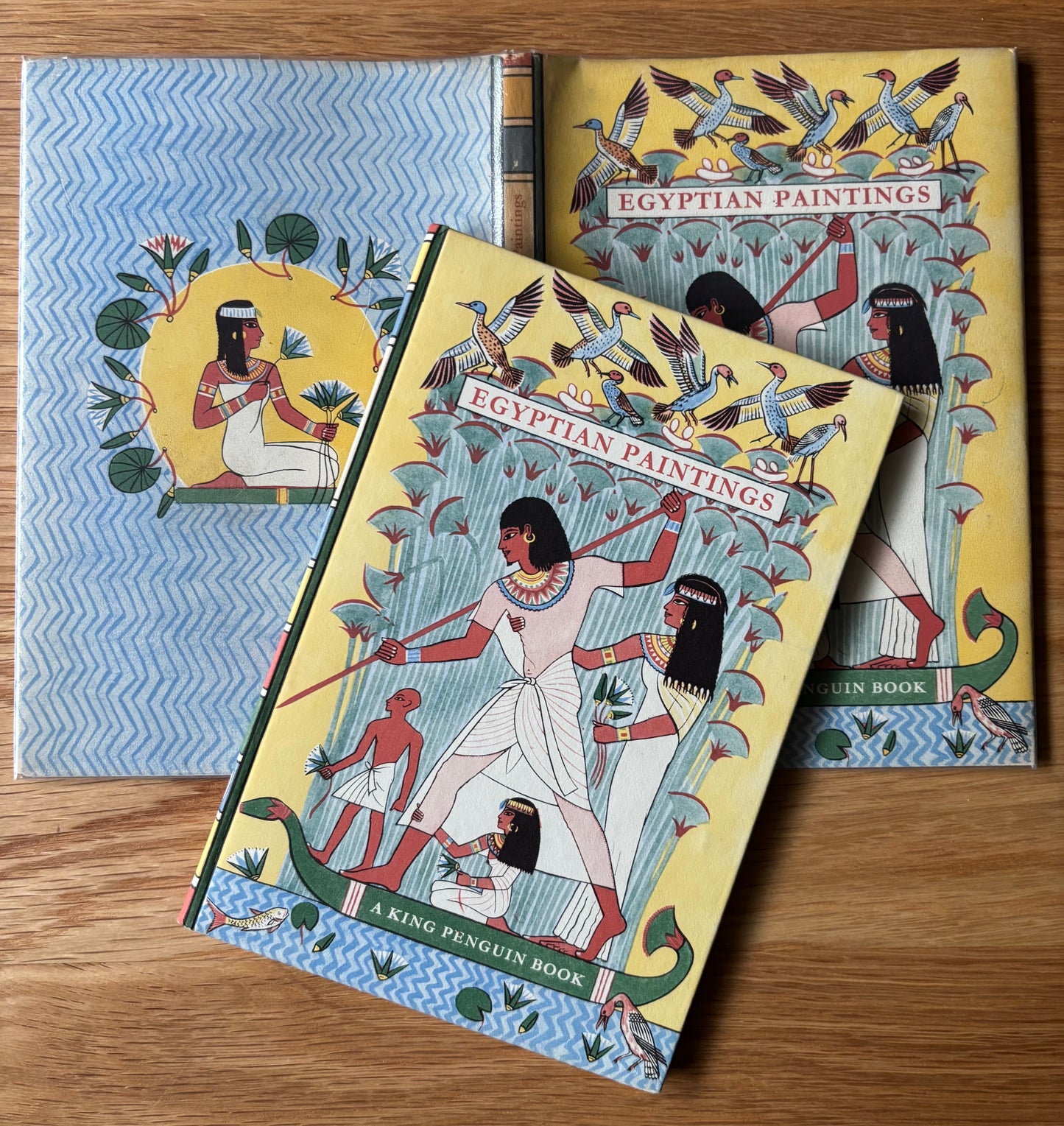 Nina Davies EGYPTIAN PAINTINGS Patricia Lyle King Penguin Book DJ 1954 ART DESIGN K71