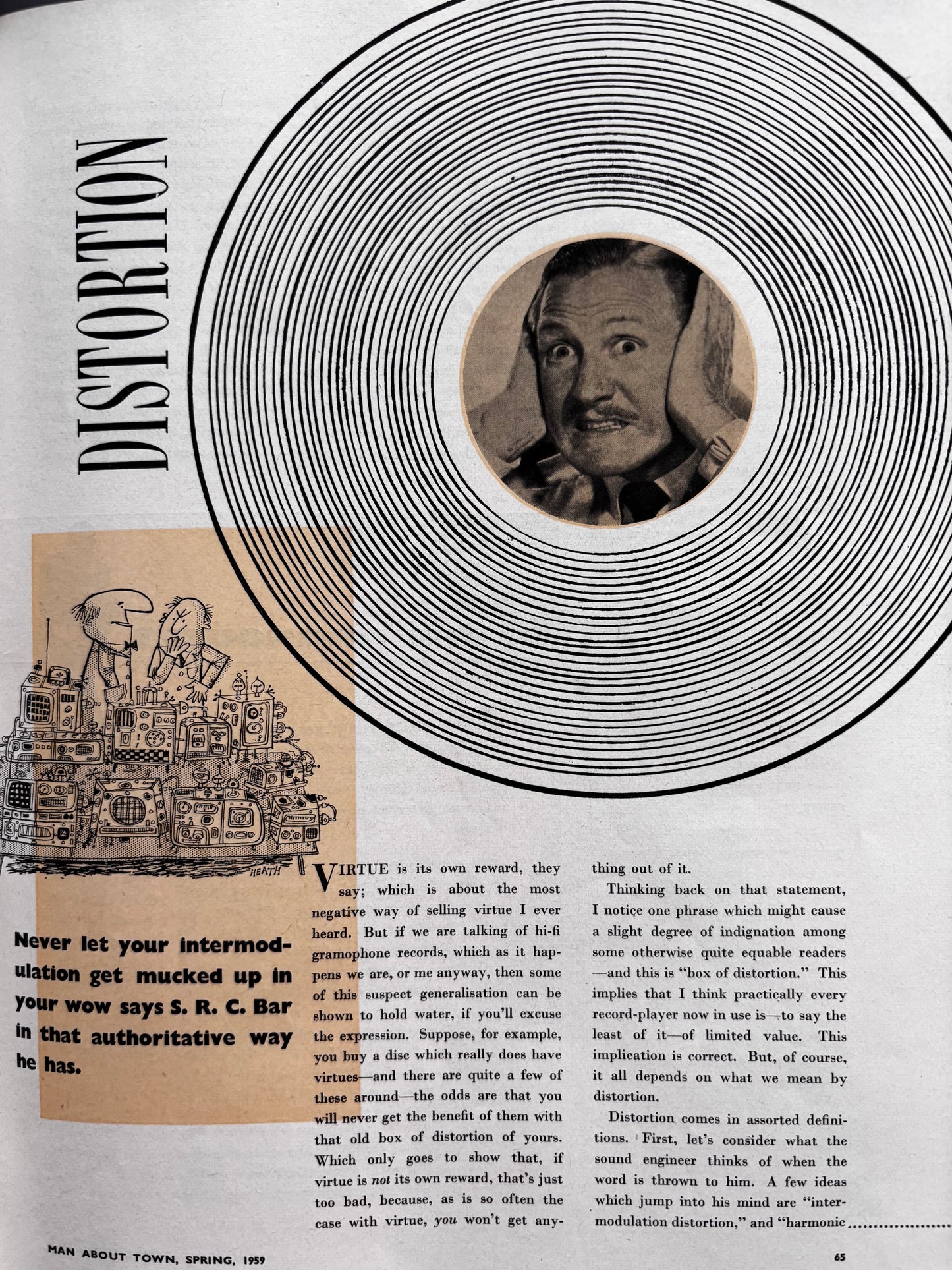 1950’s MAN ABOUT TOWN Magazine Spring 1959 Men’s Style Tailoring VINTAGE